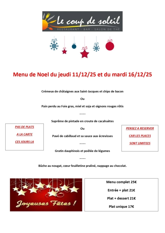 Le Coup de Soleil - Restaurant Saint-Étienne - meilleur resto SAINT-ETIENNE